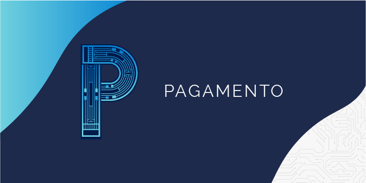 Imagem gráfica da letra P com a palavra Pagamento